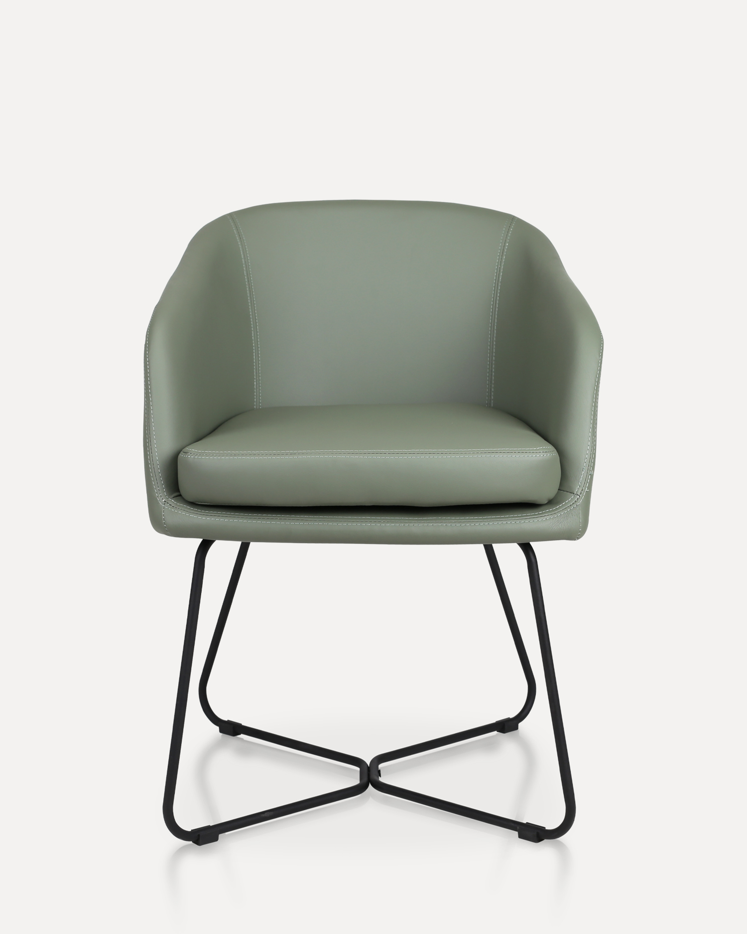 Moderné zelené čakacie kreslo Moderné zelené čakacie kreslo