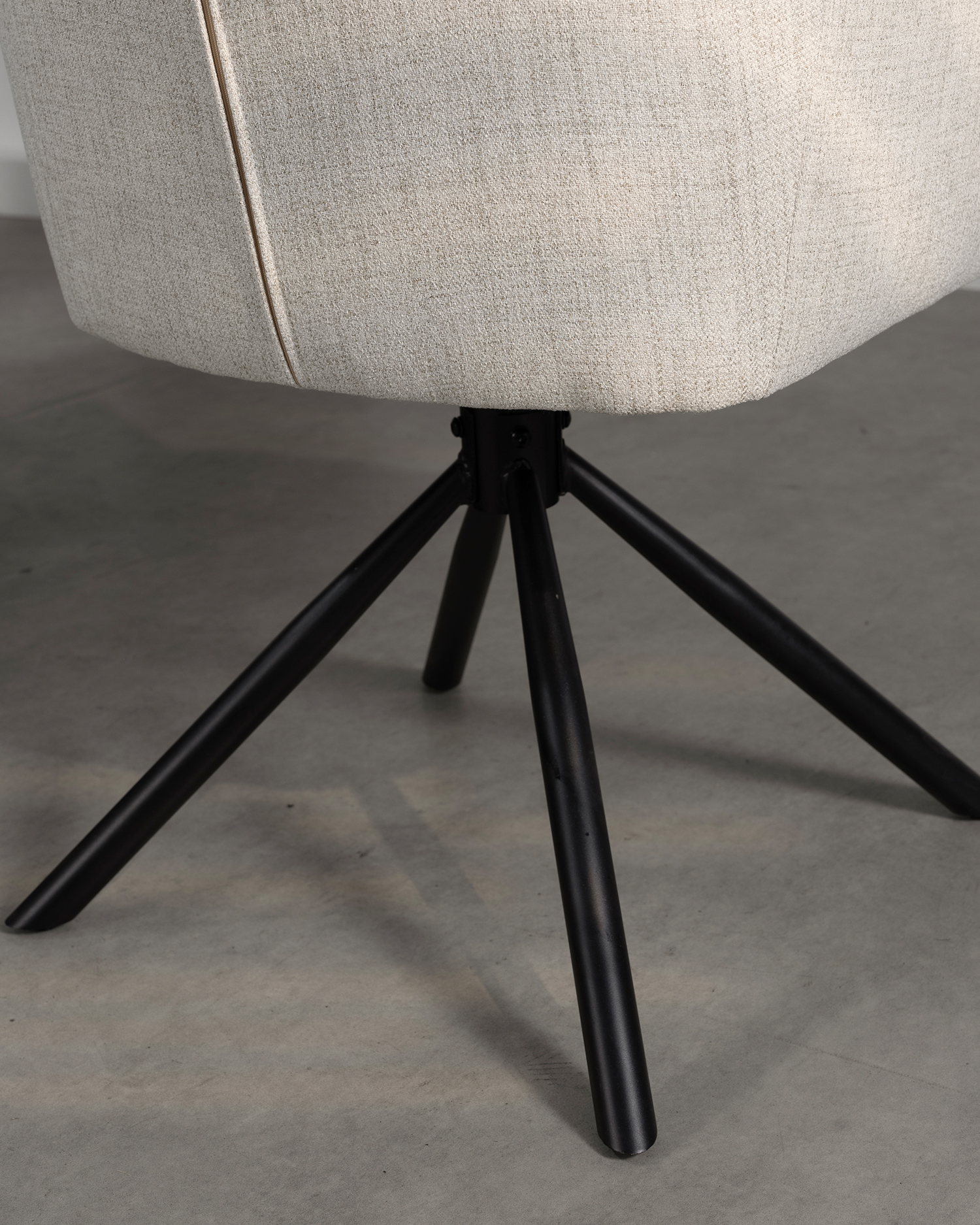 Otočná tkanina jedálenská stolička Otočná tkanina jedálenská stolička