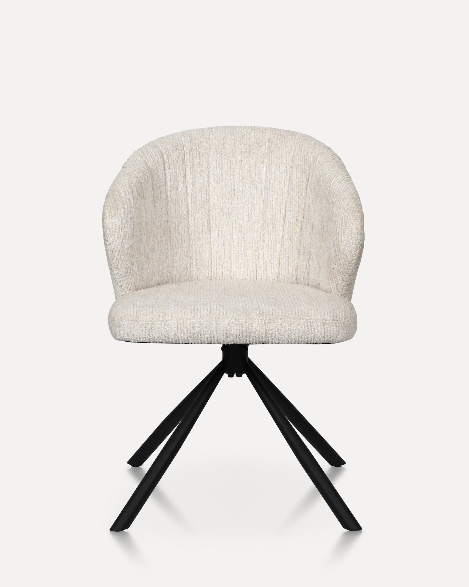 Biele stoličky s otočnou jedálenskou miestnosťou Biele stoličky s otočnou jedálenskou miestnosťou