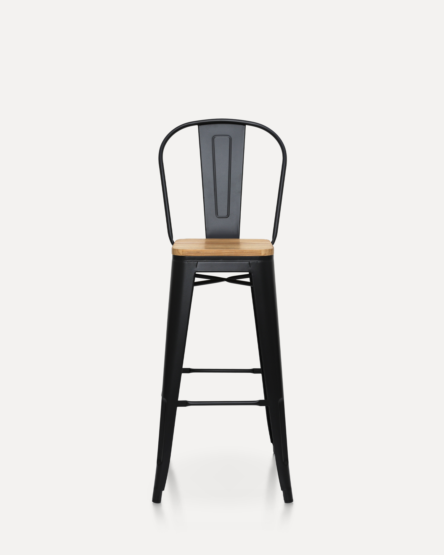 Retro čierne stoličky na stravovanie Retro čierne stoličky na stravovanie